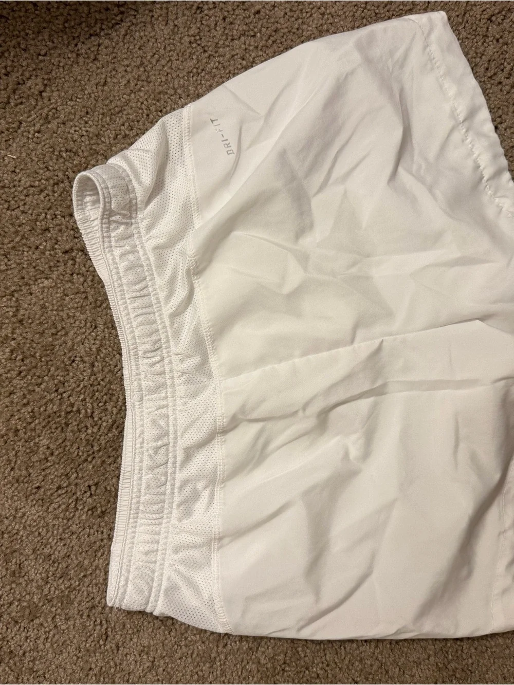 Nike White Women's Athletic Shorts